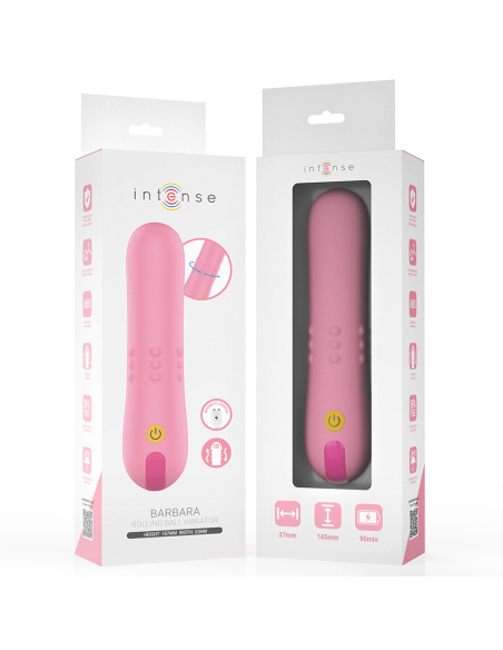 INTENSE BARBARA VIBRADOR CON PERLAS GIRATORIAS