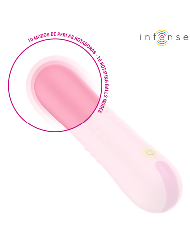 INTENSE BARBARA VIBRADOR CON PERLAS GIRATORIAS