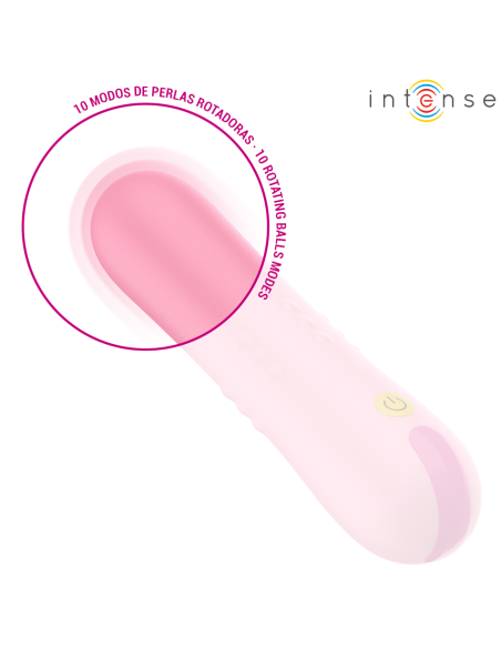 INTENSE BARBARA VIBRADOR CON PERLAS GIRATORIAS