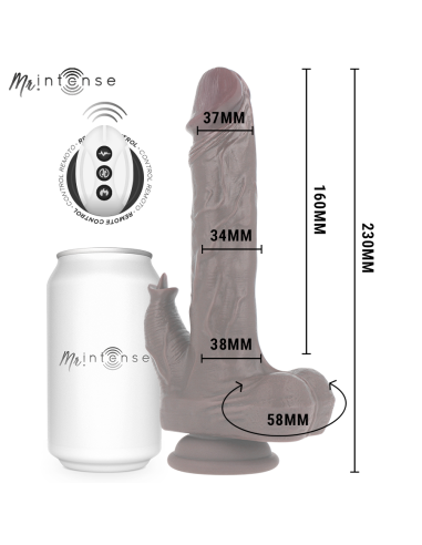 MR INTENSE MORGAN REALASTICO MULTIFUNCIAN CON VIBRACIAN ROTACION Y UP AND DOWN CONTROL REMOTO 23 CM O 35 CM