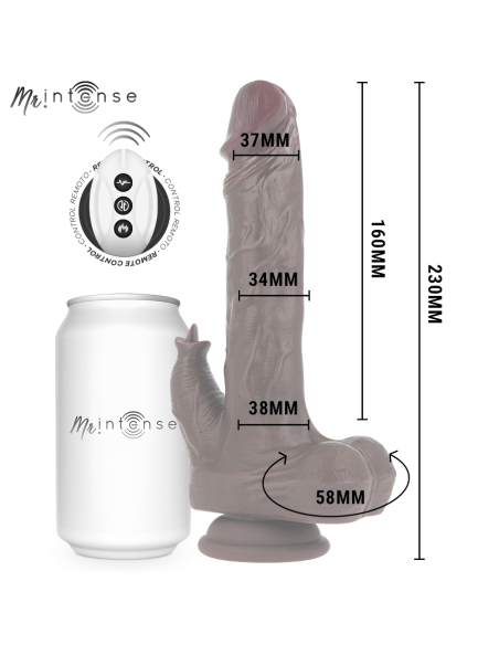 MR INTENSE MORGAN REALASTICO MULTIFUNCIAN CON VIBRACIAN ROTACION Y UP AND DOWN CONTROL REMOTO 23 CM O 35 CM