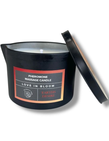 EYE OF LOVE BLOOM VELA DE MASAJE SATIVA EARTHS DESIRE 150 ML