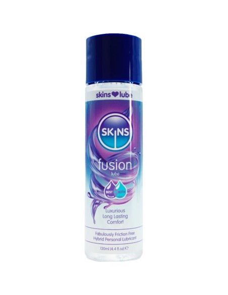 SKINS FUSION LUBRICANTE HABRIDO BASE DE AGUA SILICONA 130 ML