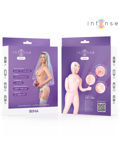 INTENSE DOLLS IRINA MUAECA HINCHABLE CON TRES ORIFICIOS