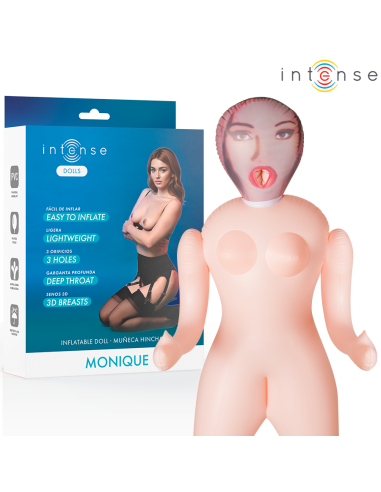 INTENSE DOLLS MONIQUE MUAECA HINCHABLE CON TRES ORIFICIOS