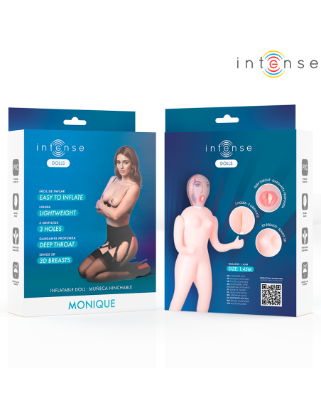 INTENSE DOLLS MONIQUE MUAECA HINCHABLE CON TRES ORIFICIOS