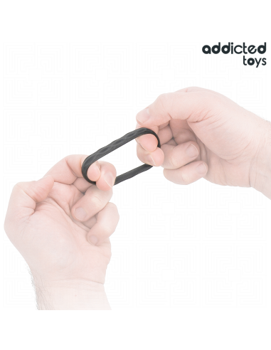 ADDICTED TOYS SET ANILLOS PENE TEXTURIZADOS 4 TAMAAOS