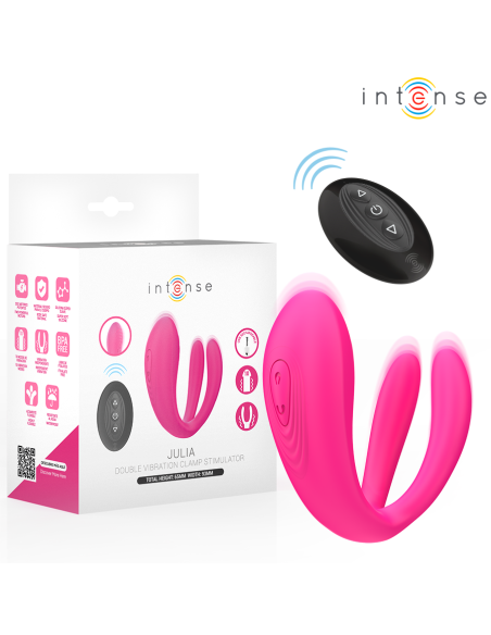 INTENSE JULIA VIBRADOR ESTIMULADOR DE PINZAS CONTROL REMOTO