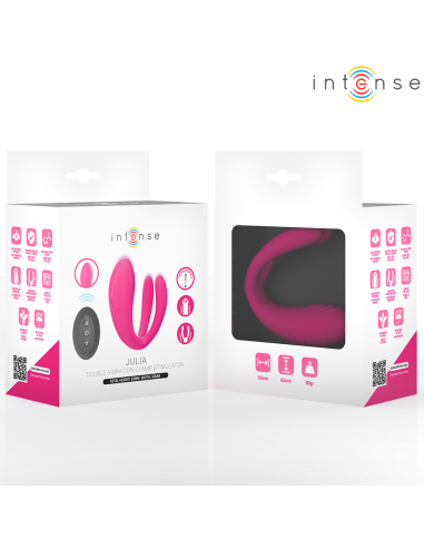 INTENSE JULIA VIBRADOR ESTIMULADOR DE PINZAS CONTROL REMOTO