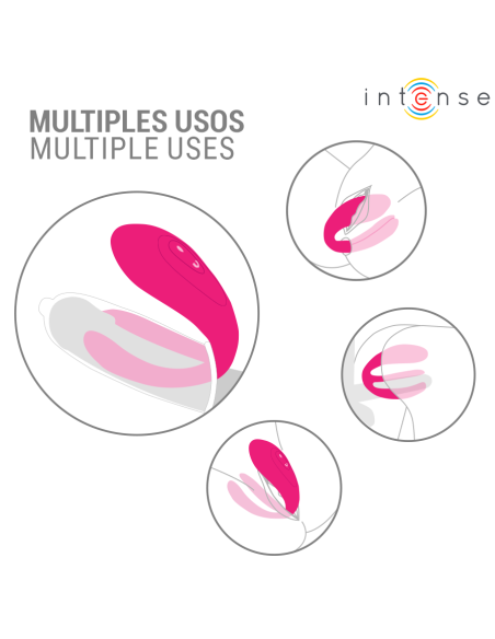 INTENSE JULIA VIBRADOR ESTIMULADOR DE PINZAS CONTROL REMOTO
