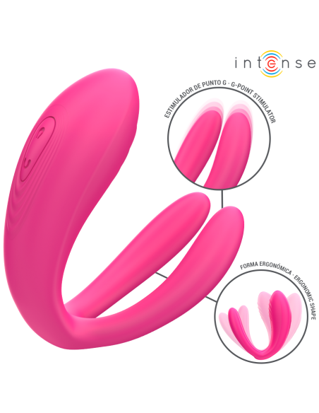 INTENSE JULIA VIBRADOR ESTIMULADOR DE PINZAS CONTROL REMOTO