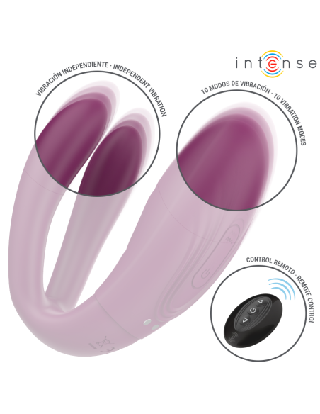 INTENSE SANDRA VIBRADOR ESTIMULADOR DE PINZAS CON GOLPETEO CONTROL REMOTO