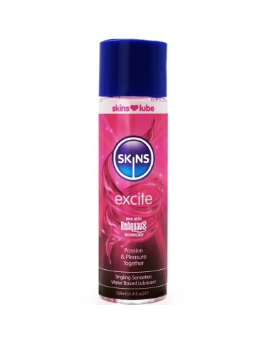 SKINS EXCITE LUBRICANTE BASE DE AGUA 130 ML