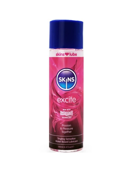SKINS EXCITE LUBRICANTE BASE DE AGUA 130 ML