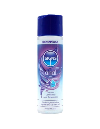 SKINS ANAL LUBRICANTE HABRIDO BASE DE AGUA SILICONA 130 ML