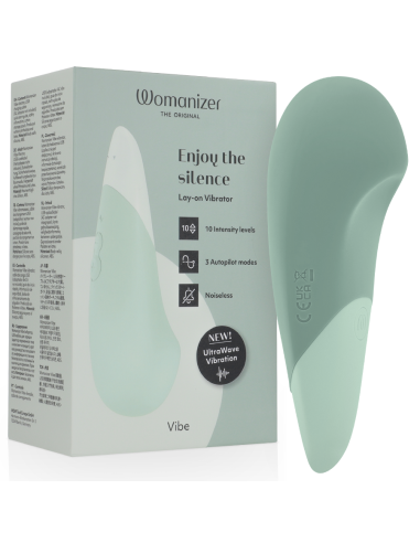 WOMANIZER VIBE VIBRADOR LAY ON SILENCIOSO VERDE CLARO
