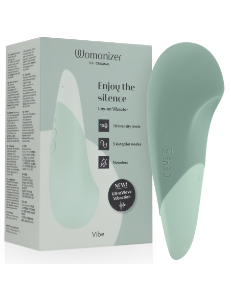 WOMANIZER VIBE VIBRADOR LAY ON SILENCIOSO VERDE CLARO