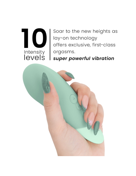 WOMANIZER VIBE VIBRADOR LAY ON SILENCIOSO VERDE CLARO