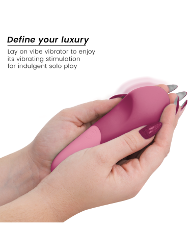 WOMANIZER VIBE VIBRADOR LAY ON SILENCIOSO ROSA OSCURO