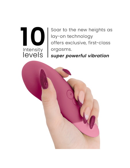 WOMANIZER VIBE VIBRADOR LAY ON SILENCIOSO ROSA OSCURO