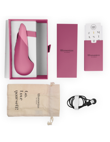 WOMANIZER VIBE VIBRADOR LAY ON SILENCIOSO ROSA OSCURO