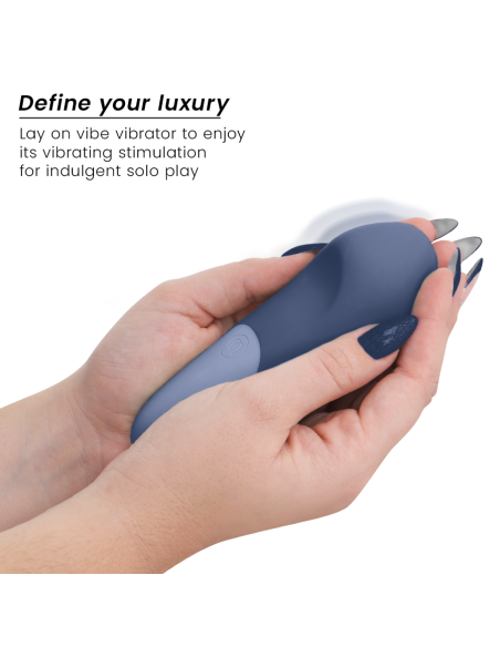 WOMANIZER VIBE VIBRADOR LAY ON SILENCIOSO AZUL OSCURO