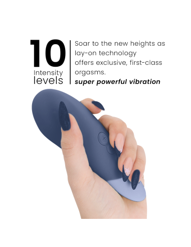 WOMANIZER VIBE VIBRADOR LAY ON SILENCIOSO AZUL OSCURO