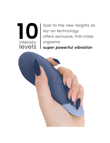 WOMANIZER VIBE VIBRADOR LAY ON SILENCIOSO AZUL OSCURO