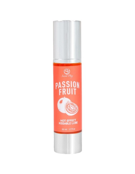 SECRETPLAY LUBRICANTE EFECTO CALOR FRUTA DE LA PASIAN 50 ML