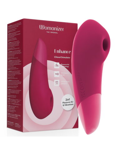 WOMANIZER ENHANCE ESTIMULADOR DE CLITORAS ROSA VIBRANTE
