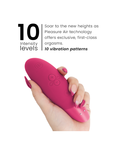 WOMANIZER ENHANCE ESTIMULADOR DE CLITORAS ROSA VIBRANTE