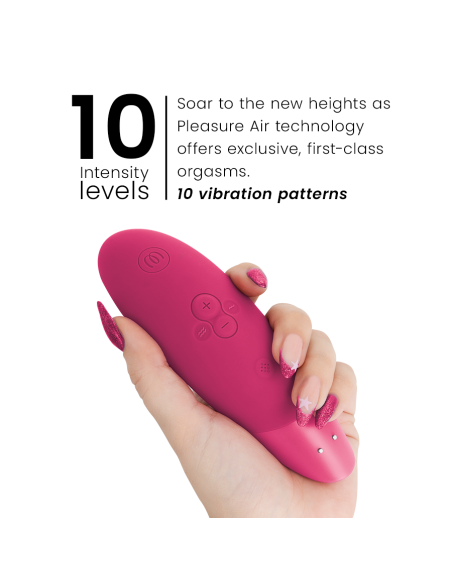 WOMANIZER ENHANCE ESTIMULADOR DE CLITORAS ROSA VIBRANTE