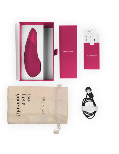 WOMANIZER ENHANCE ESTIMULADOR DE CLITORAS ROSA VIBRANTE