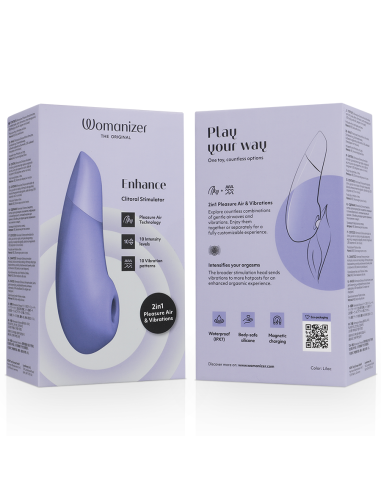 WOMANIZER ENHANCE ESTIMULADOR DE CLITORAS LILA