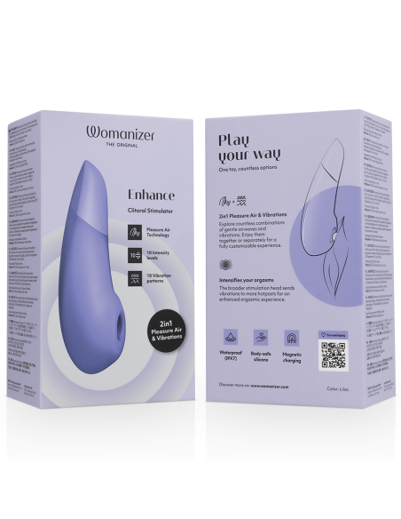 WOMANIZER ENHANCE ESTIMULADOR DE CLITORAS LILA