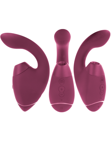 WOMANIZER DUO NEXT ESTIMULADOR VIBRADOR DUAL CLATORIS PUNTOAG ROSA
