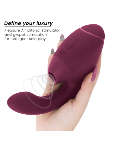 WOMANIZER DUO NEXT ESTIMULADOR VIBRADOR DUAL CLATORIS PUNTOAG ROSA