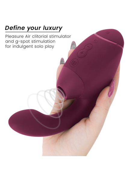 WOMANIZER DUO NEXT ESTIMULADOR VIBRADOR DUAL CLATORIS PUNTOAG ROSA