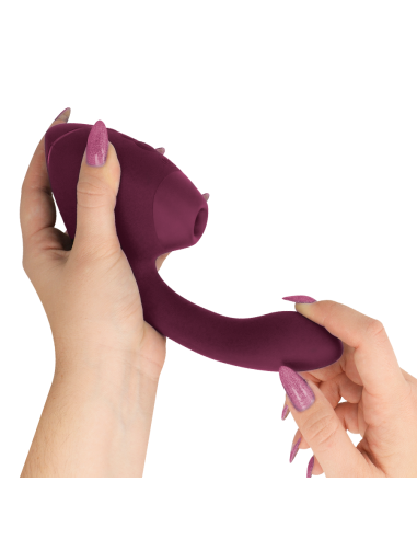 WOMANIZER DUO NEXT ESTIMULADOR VIBRADOR DUAL CLATORIS PUNTOAG ROSA