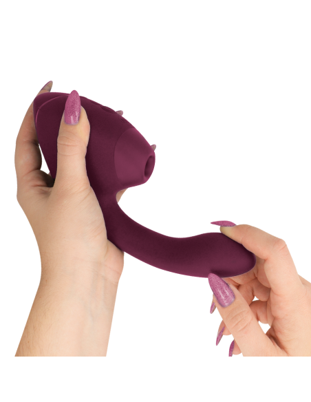 WOMANIZER DUO NEXT ESTIMULADOR VIBRADOR DUAL CLATORIS PUNTOAG ROSA