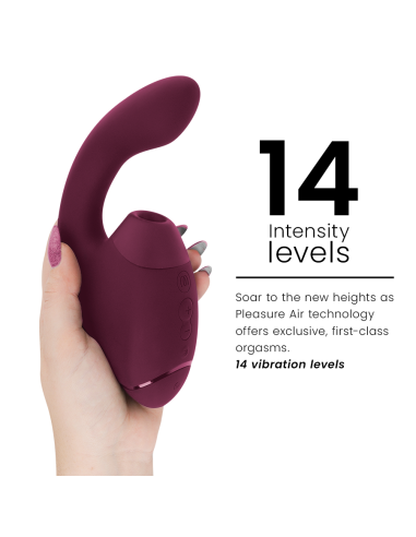 WOMANIZER DUO NEXT ESTIMULADOR VIBRADOR DUAL CLATORIS PUNTOAG ROSA
