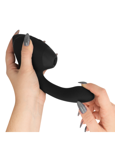 WOMANIZER DUO NEXT ESTIMULADOR VIBRADOR DUAL CLATORIS PUNTOAG NEGRO