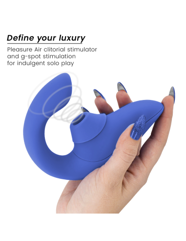 WOMANIZER BLEND ESTIMULADOR VIBRADOR RABBIT AZUL
