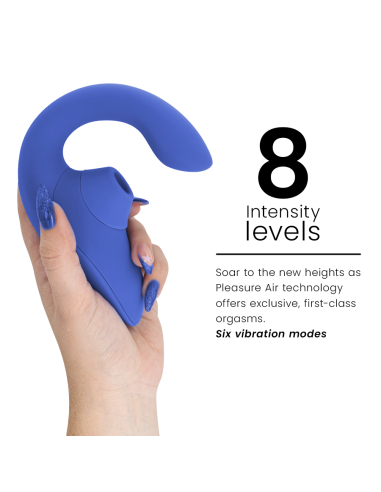 WOMANIZER BLEND ESTIMULADOR VIBRADOR RABBIT AZUL
