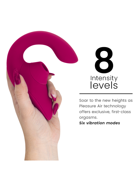 WOMANIZER BLEND ESTIMULADOR VIBRADOR RABBIT FUCSIA