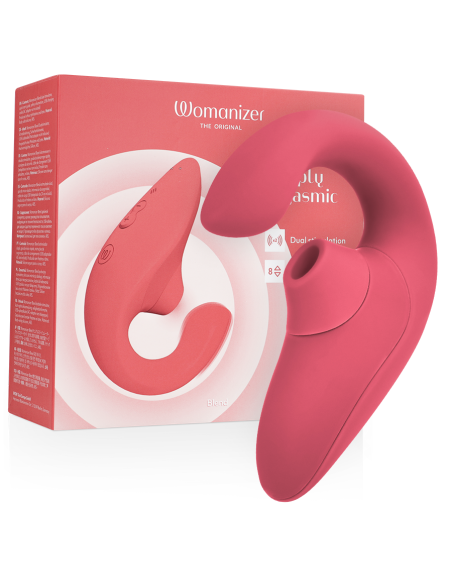 WOMANIZER BLEND ESTIMULADOR VIBRADOR RABBIT ROSA