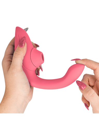 WOMANIZER BLEND ESTIMULADOR VIBRADOR RABBIT ROSA