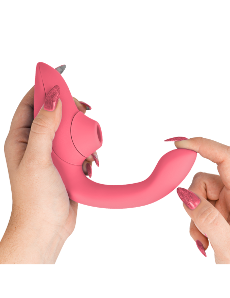 WOMANIZER BLEND ESTIMULADOR VIBRADOR RABBIT ROSA