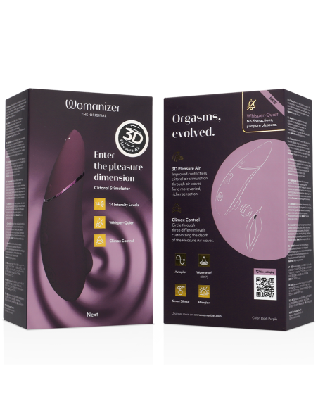 WOMANIZER NEXT ESTIMULADOR DE CLITORAS MORADO