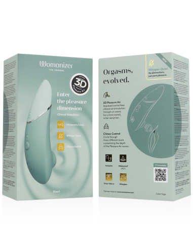 WOMANIZER NEXT ESTIMULADOR DE CLITORAS VERDE CLARO